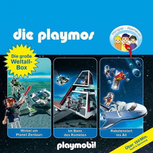 Florian Fickel Simon X. Rost - Die Playmos - Das Original Playmobil Hörspiel, Die große Weltall-Box: Folgen 29, 36, 48