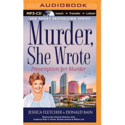 Jessica Fletcher Donald Bain - Murder, She Wrote: Prescription for Murder