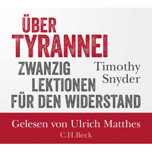 Timothy Snyder - Über Tyrannei