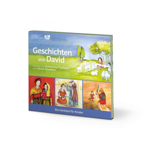 Susanne Brandt Klaus-Uwe Nommensen - Geschichten von David Die Hörbibel für Kinder. Audio-CD. Gelesen von Katharina Thalbach und Ulrich Noethen