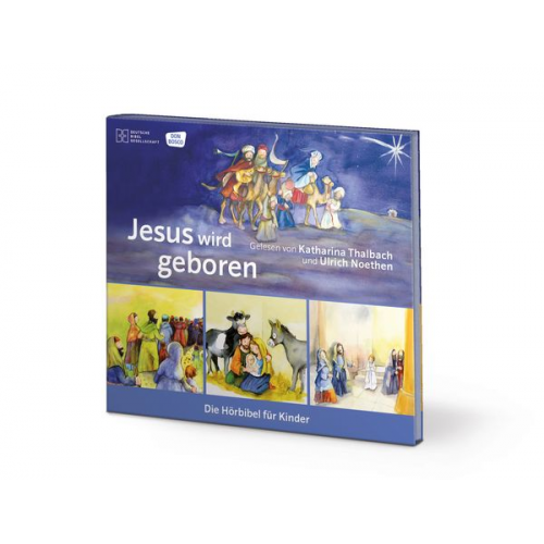 Monika Arnold Susanne Brandt Klaus-Uwe Nommensen - Jesus wird geboren. Die Hörbibel für Kinder. Audio-CD. Gelesen von Katharina Thalbach und Ulrich Noethen