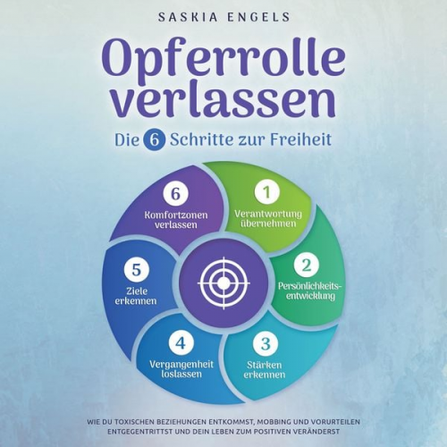 Saskia Engels - Opferrolle verlassen – Die 6 Schritte zur Freiheit: Wie du toxischen Beziehungen entkommst, Mobbing und Vorurteilen entgegentrittst und dein Leben zum