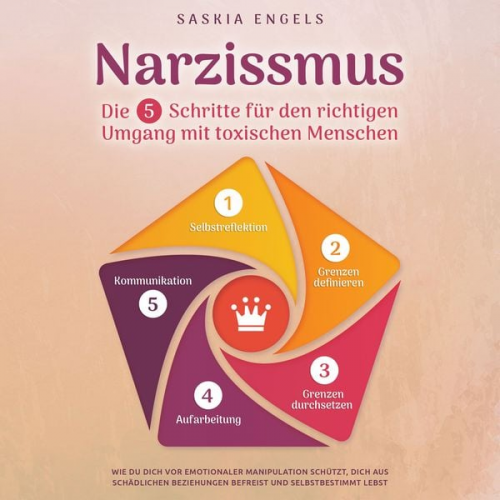 Saskia Engels - Narzissmus – Die 5 Schritte für den richtigen Umgang mit toxischen Menschen: Wie du dich vor emotionaler Manipulation schützt, dich aus toxischen Beziehungen befreist und selbstbestimmt lebst