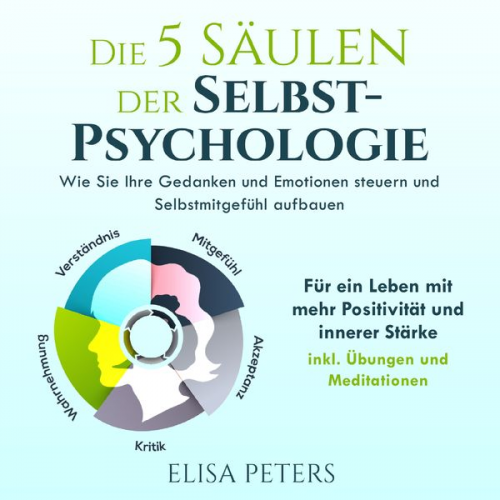 Elisa Peters - Die 5 Säulen der Selbst-Psychologie: Wie Sie Ihre Gedanken und Emotionen steuern und Selbstmitgefühl aufbauen. Für ein Leben mit mehr Positivität und