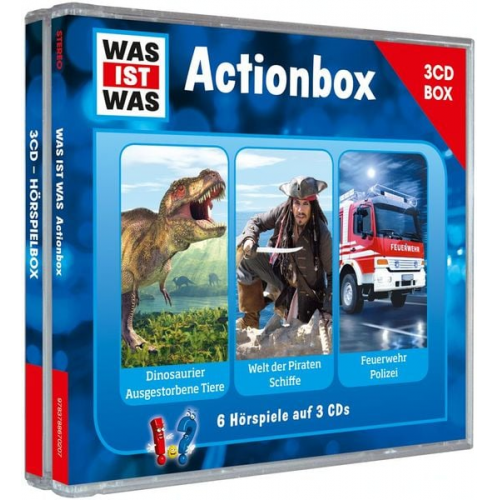 Manfred Baur Matthias Falk - WAS IST WAS 3-CD-Hörspielbox: Action und Abenteuer