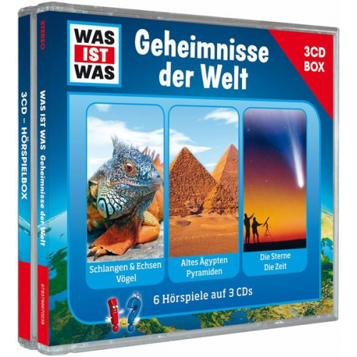 Manfred Baur Kurt Haderer - WAS IST WAS 3-CD-Hörspielbox: Geheimnisse der Welt