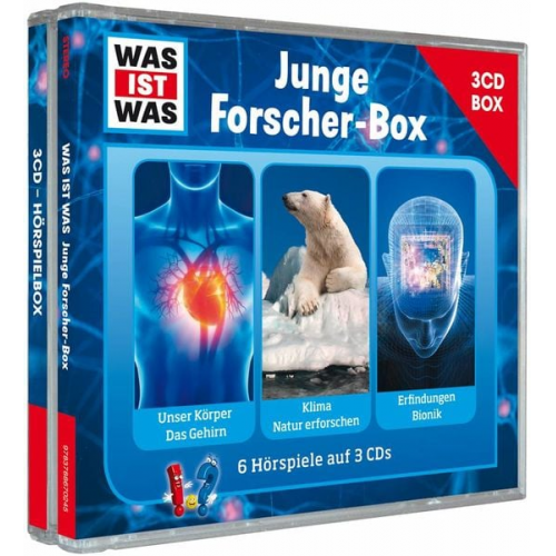 Manfred Baur Kurt Haderer - WAS IST WAS 3-CD-Hörspielbox: Junge Forscher