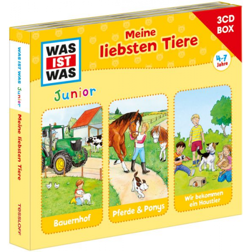 Friederike Wilhelmi Charlotte Habersack Viviane Michele Antonie Koppelmann - WAS IST WAS Junior 3-CD Hörspielbox. Meine liebsten Tiere