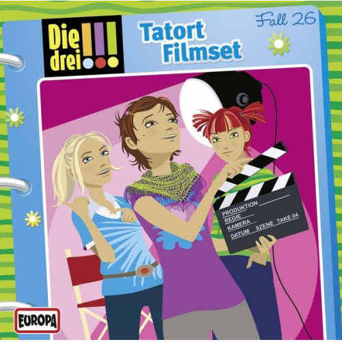 Die drei !!! (26) Tatort Filmset