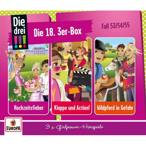 Die drei !!! 18./ 3er Box - Folgen 53,54,55 (3 Audio-CDs)