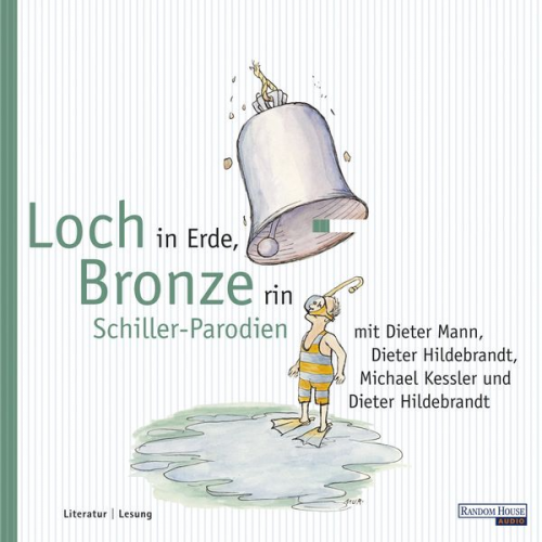 Dieter Hildebrandt - Loch in Erde, Bronze rin