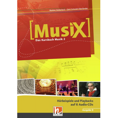 Markus Detterbeck Gero Schmidt-Oberländer - MusiX 2 (Ausgabe ab 2011) Audio-Aufnahmen