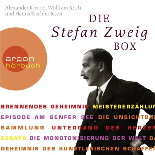 Stefan Zweig - Die Stefan Zweig Box (Brennendes Geheimnis / Meistererzählungen / Essays)