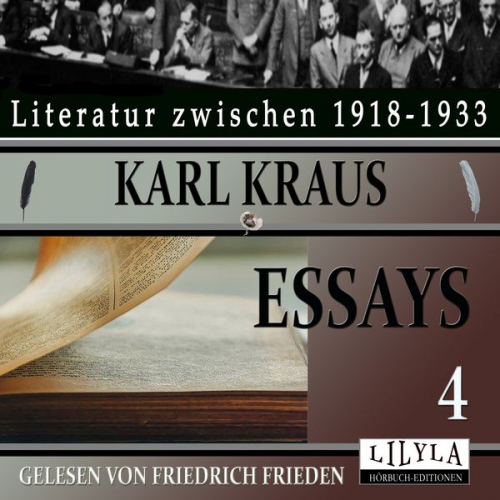 Karl Kraus - Essays 4