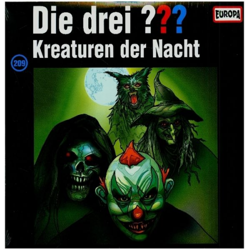 Die drei ??? - Kreaturen der Nacht. Tl.209, 2 Schallplatte