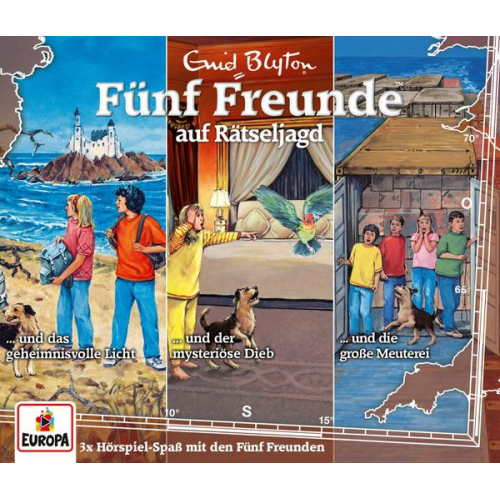 Enid Blyton - Fünf Freunde: 039/3er-Box-Auf Rätseljagd (Folgen 140,142,144