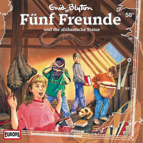 Enid Blyton Gabriele Hartmann - Folge 58: Fünf Freunde und die afrikanische Statue