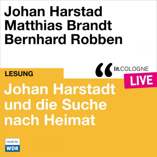 Johan Harstad - Johan Harstad und die Suche nach Heimat