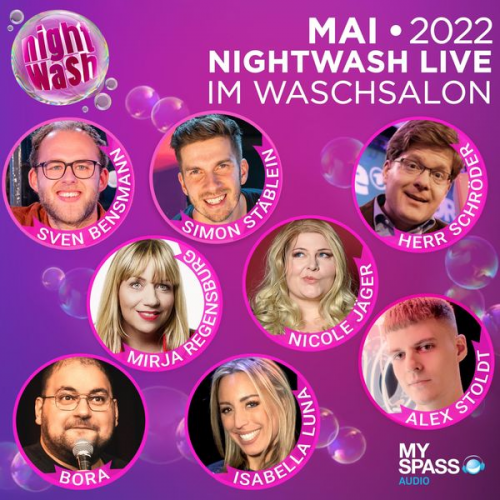 Simon Stäblein Sven Bensmann Mirja Regensburg Bora Isabell Luna - NightWash Live, Mai 2022