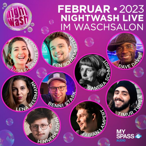 Luisa Charlotte Schulz Ben Schafmeister Benni Stark Sandra Schmidt Timur Turga - NightWash Live, Februar 2023