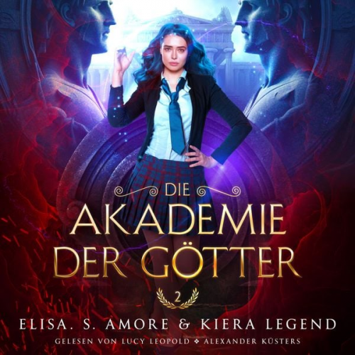 Elisa S. Amore Fantasy Hörbücher Hörbuch Bestseller - Die Akademie der Götter 2 - Griechische Fantasy Hörbuch