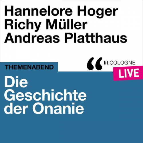 Hannelore Hoger Richy Müller Andreas Platthaus - Die Geschichte der Onanie