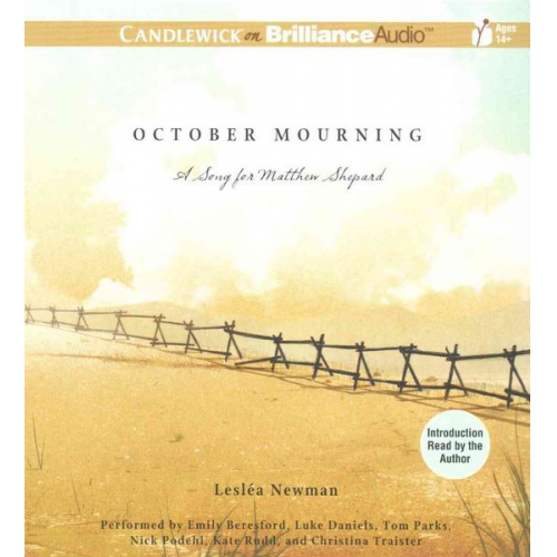 Leslea Newman - October Mourning: A Song for Matthew Shepard