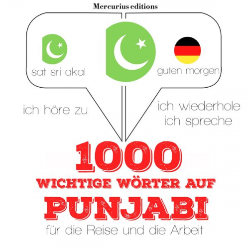 JM Gardner - 1000 wichtige Wörter auf Punjabi für die Reise und die Arbeit