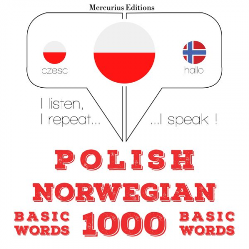 JM Gardner - Polski - norweski: 1000 podstawowych słów