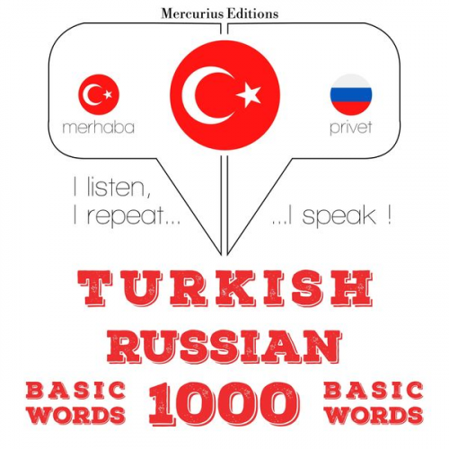 JM Gardner - Türkçe - Rusça: 1000 temel kelime