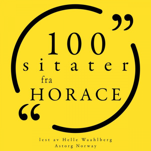 Horace - 100 sitater fra Horácio