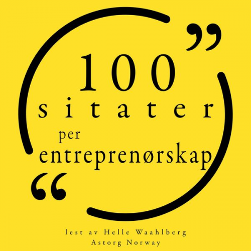 Various - 100 tilbud for entreprenørskap