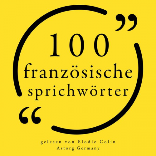 100 französische Sprichwörter