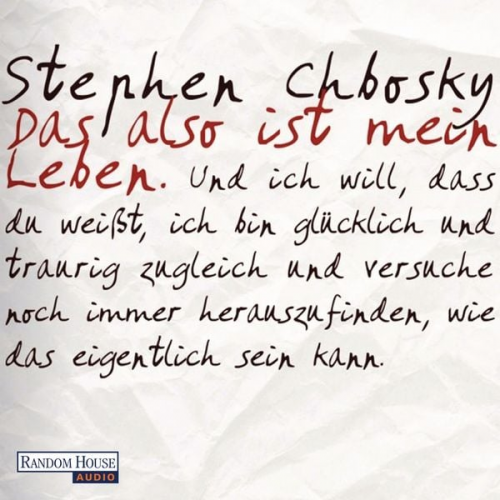 Stephen Chbosky - Das also ist mein Leben