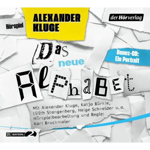 Alexander Kluge - Das neue Alphabet