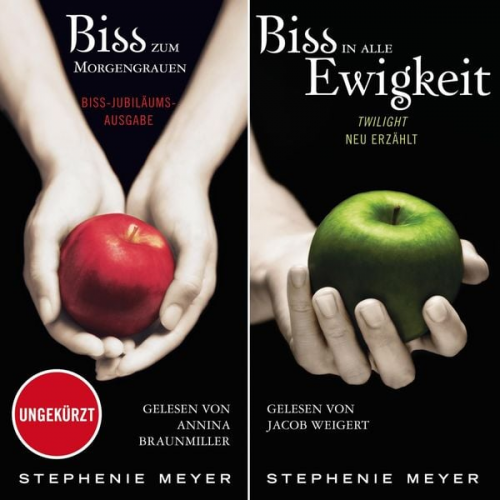 Stephenie Meyer - Bella und Edward: Biss-Jubiläumsausgabe - Biss zum Morgengrauen / Biss in alle Ewigkeit