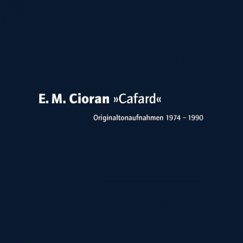 E. M. Cioran - Cafard
