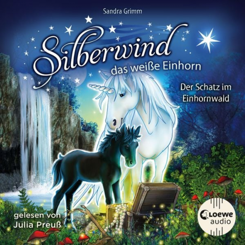 Sandra Grimm - Silberwind, das weiße Einhorn (Band 8) - Der Schatz im Einhornwald