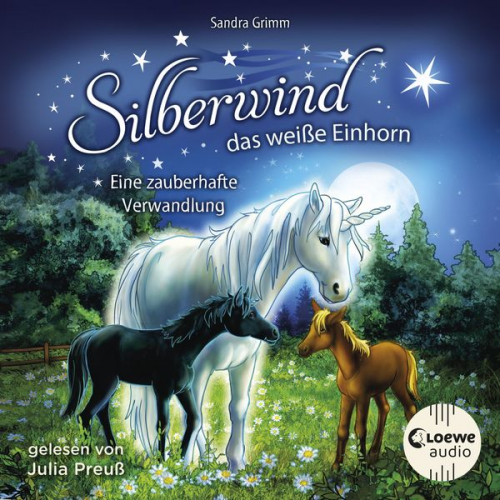 Sandra Grimm - Silberwind, das weiße Einhorn (Band 9) - Eine zauberhafte Verwandlung