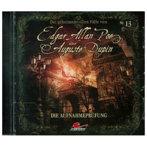 Edgar Allan Poe & Auguste Dupin 13 - Die Aufnahmeprüfung/CD