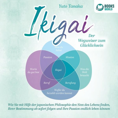 Yuto Tanaka - IKIGAI - Der Wegweiser zum Glücklichsein: Wie Sie mit Hilfe der japanischen Philosophie den Sinn des Lebens finden, Ihrer Bestimmung ab sofort folgen