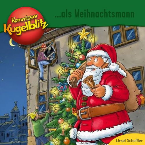 Ursel Scheffler - Kommissar Kugelblitz als Weihnachtsmann