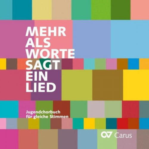 Mehr als Worte sagt ein Lied-Jugendchorbuch für