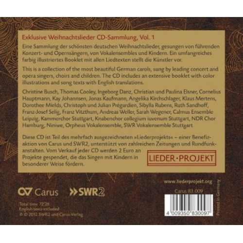 Weihnachtslieder Vol.1