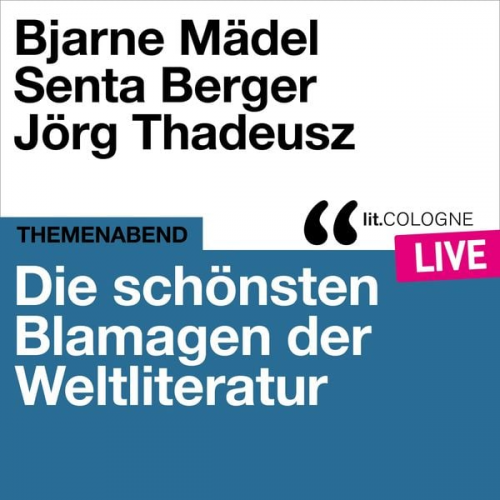 Bjarne Mädel Senta Berger Jörg Thadeusz - Die schönsten Blamagen der Weltliteratur
