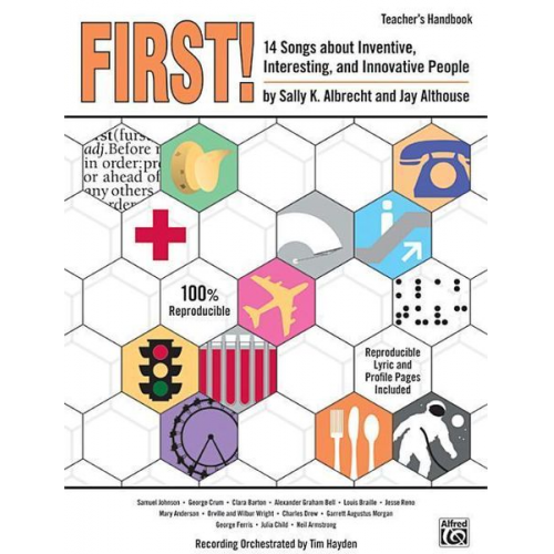 First!: 14 Songs about Inventive, Interesting, and Innovative People (Soundtrax)