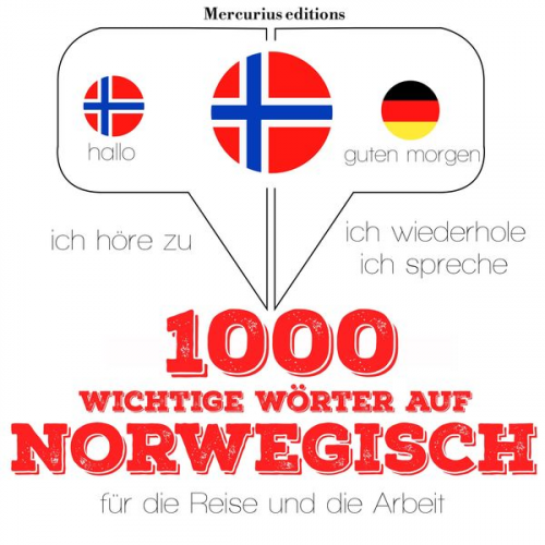 JM Gardner - 1000 wichtige Wörter auf Norwegisch für die Reise und die Arbeit