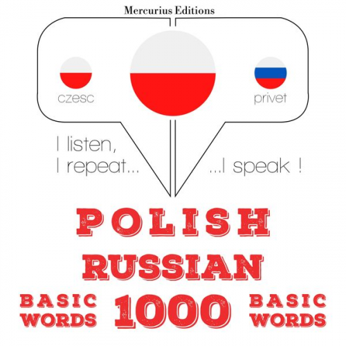 JM Gardner - Polski - Rosyjski: 1000 podstawowych słów