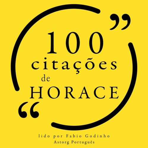 Horace - 100 citações de Horácio