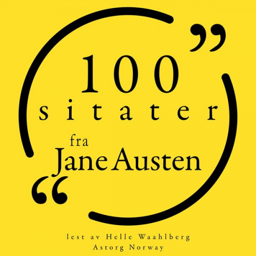 Jane Austen - 100 sitater fra Jane Austen